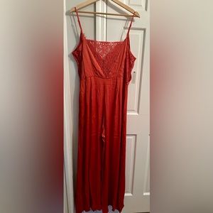 NWT By Anthropologie Silky Jumpsuit - Size 12